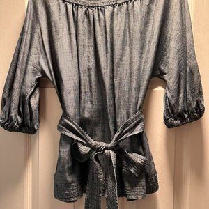 Trina Turk Chambray Blouse